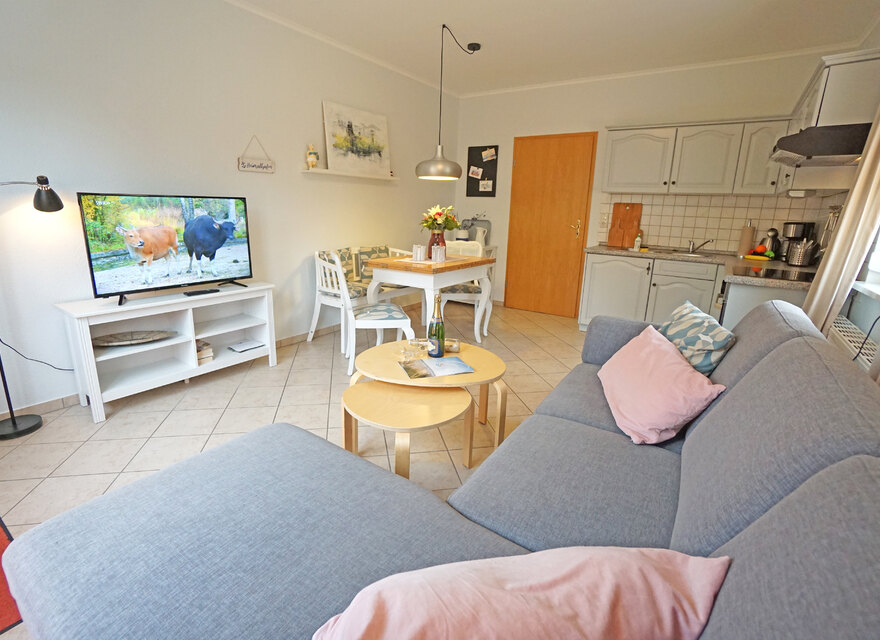 Schlafcouch im Wohnzimmer