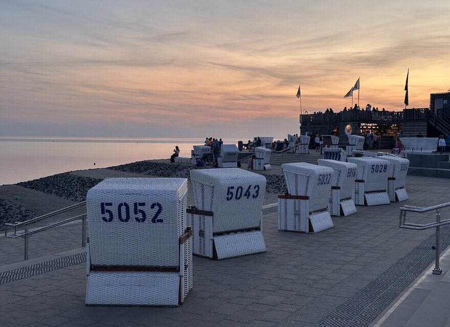Strandkorbbereich Perlebucht