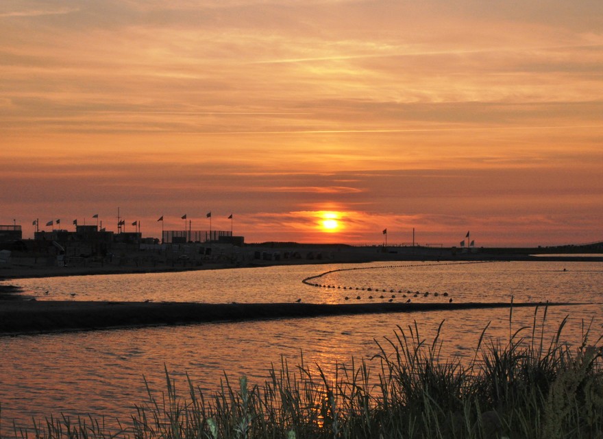 Sonnenuntergang Perlebucht