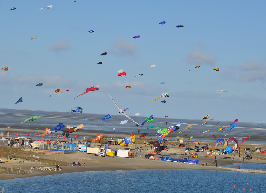 Drachenfestival auf der Lagune