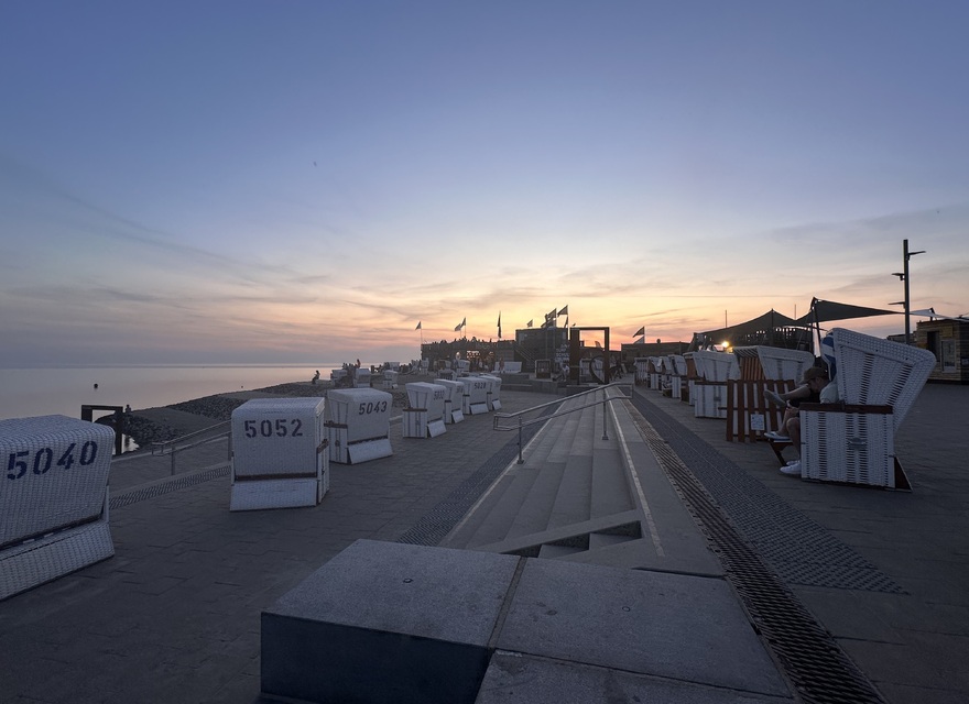 Strandkörbe Perlebucht