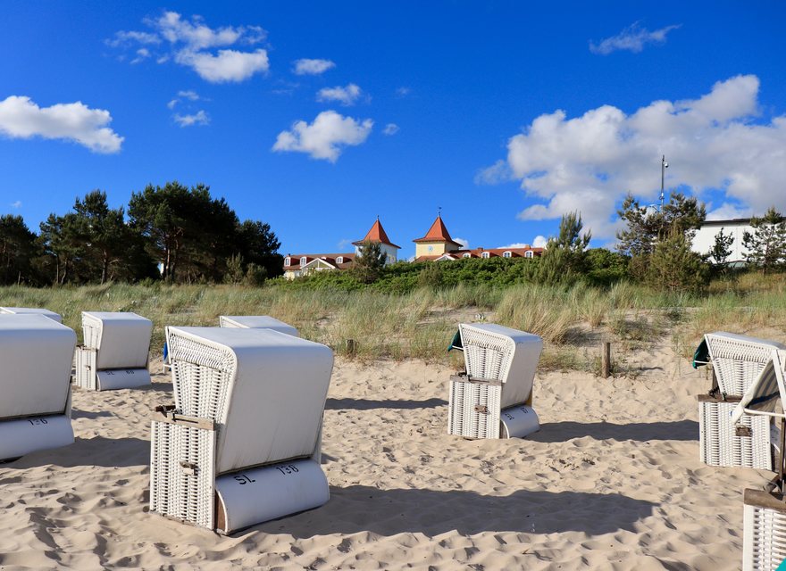 Strand in unmittelbarer Nähe