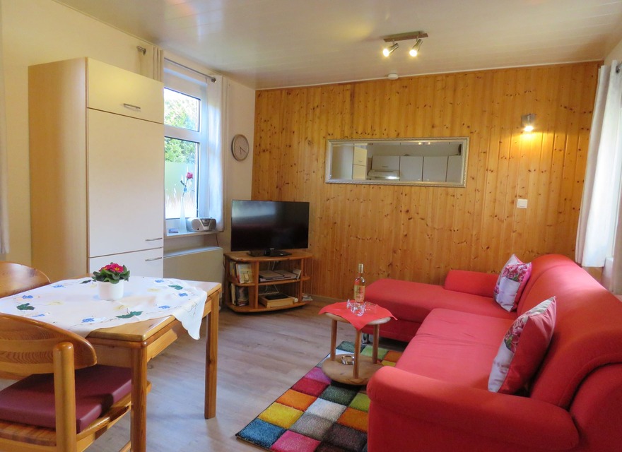 Wohnzimmer mit Küchenzeile