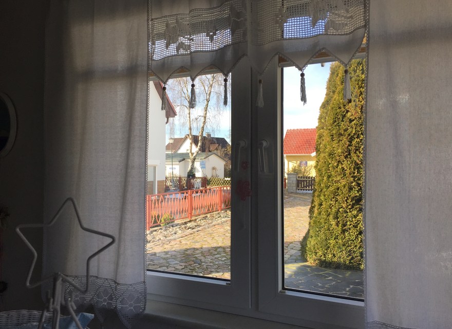 Blick aus dem Haus