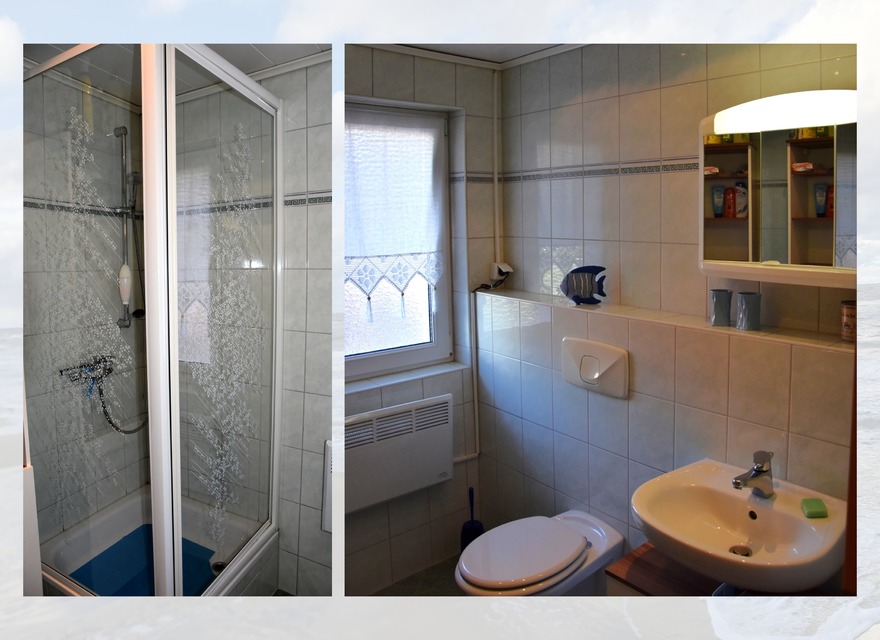 Tageslichtbad mit Dusche