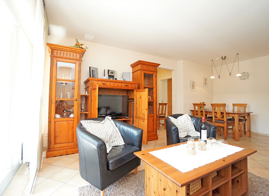 Wohnzimmer mit Flachbildfernse