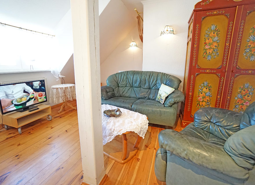 Wohnzimmer mit Flachbildfernse