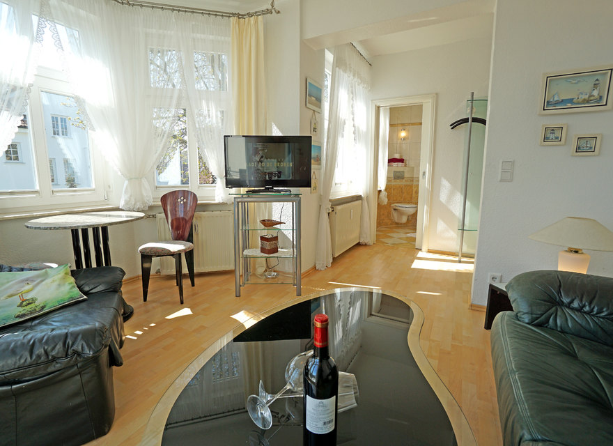 Wohnzimmer mit Flachbildfernse