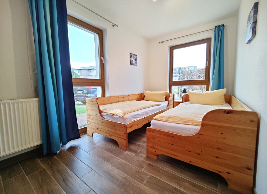Schlafzimmer mit Einzelbetten