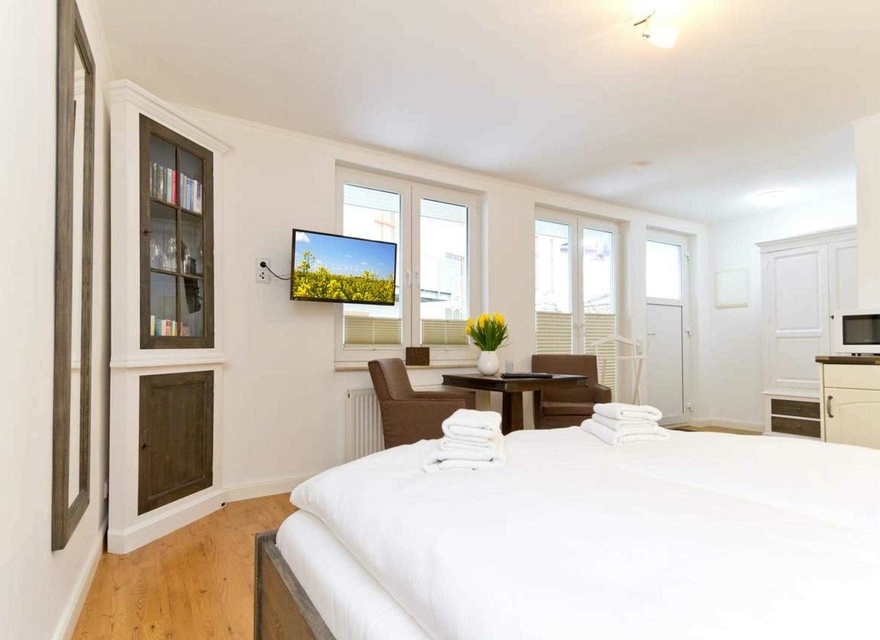 Schlafen mit Doppelbett