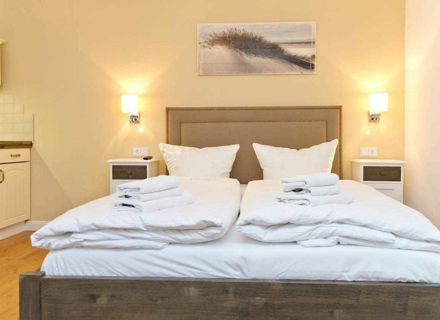 Schlafen mit Doppelbett