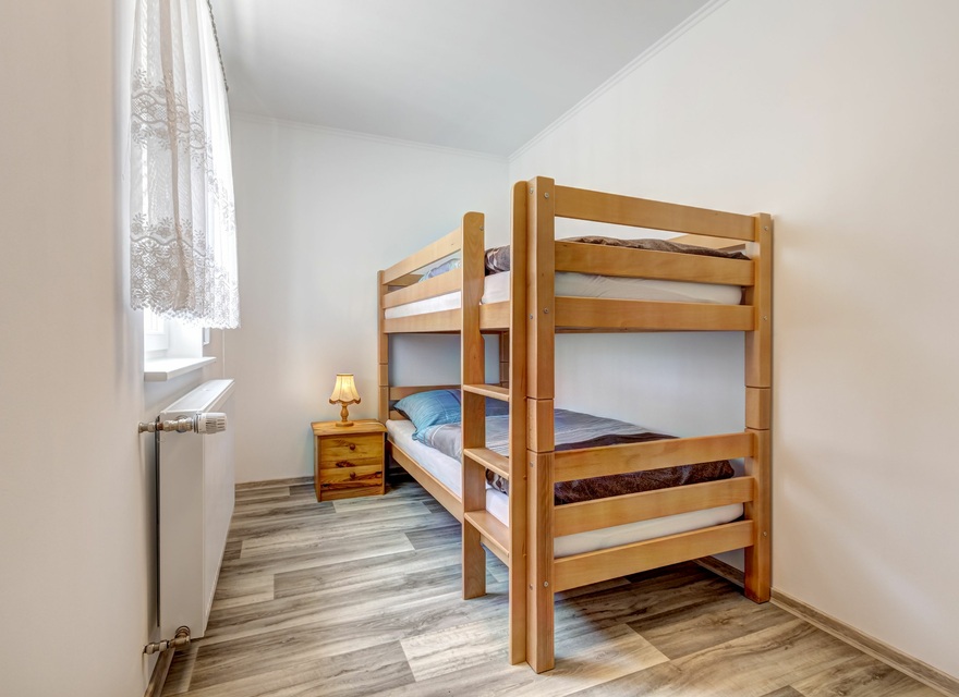 Schlafzimmer mit Etagenbett