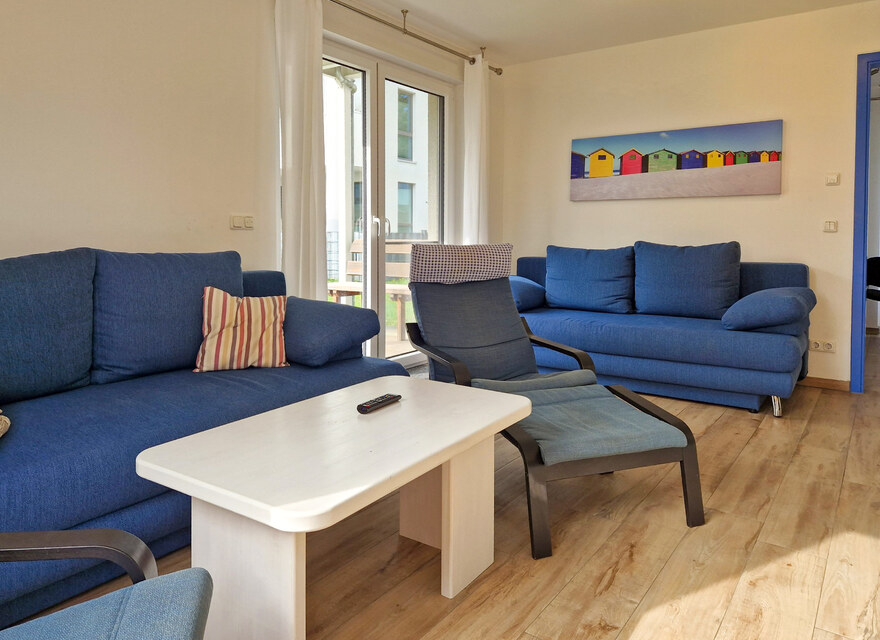 Wohnbereich mit Schlafsofa