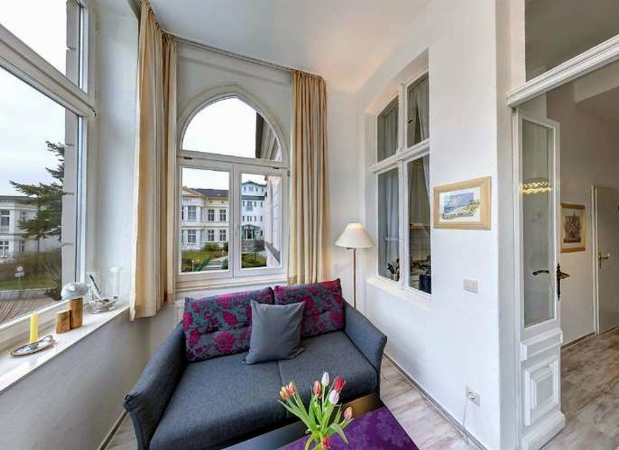 Sitzecke in der Veranda