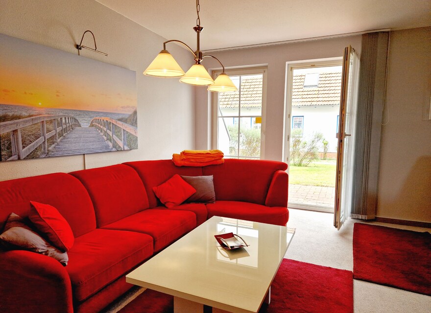 Wohnzimmer mit Terrassenzugang