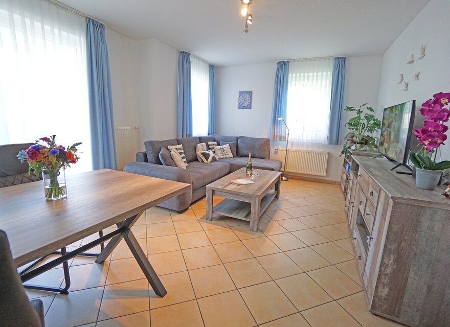 Wohnzimmer mit Schlafcouch