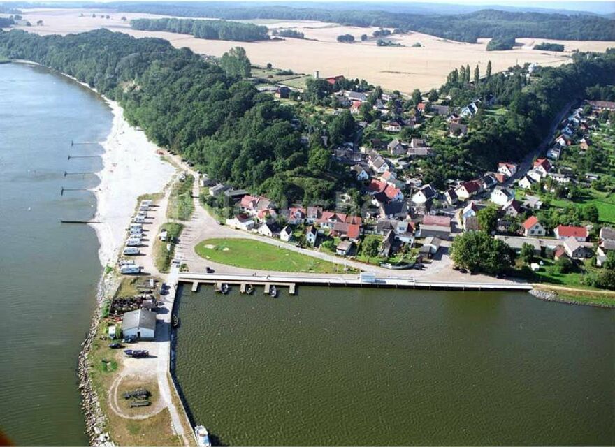 Luftbild Hafen Kamminke